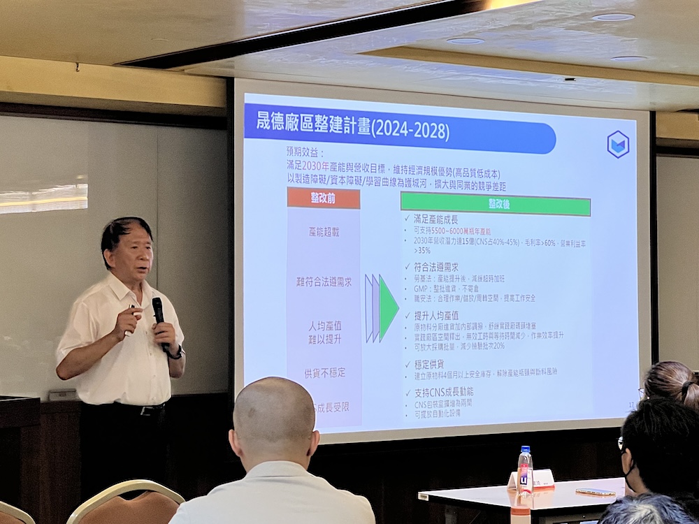 聚焦投資績效與長期價值 晟德法說會說明佈局及成效 208 cnews124250826a01