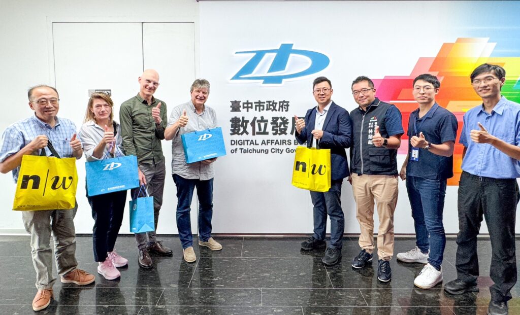 瑞士西北科大訪台中數位局    共倡智慧城市、永續與資安