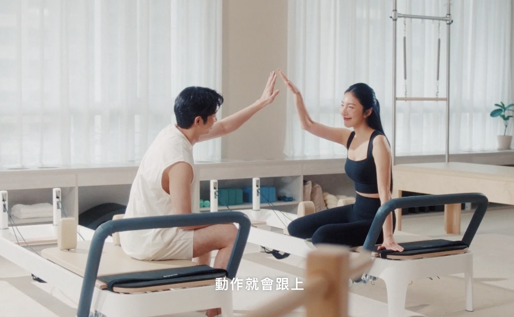 楊謹華優雅引路  劉以豪體驗皮拉提斯道出初學者的心聲