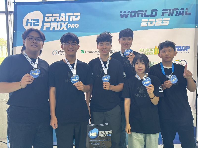 漾新聞|高科大所羅門隊勇奪氫能世賽銀牌 全球喝采