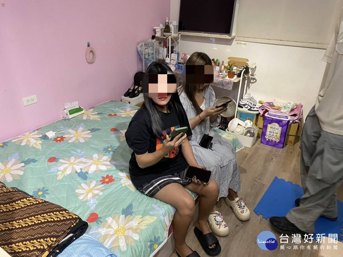 應召站,泰、印籍女子落網。