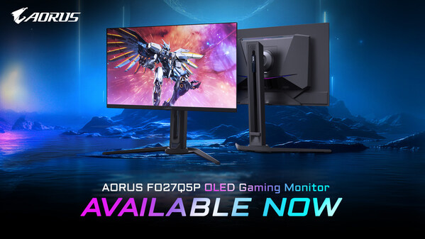 技嘉科技宣布 500Hz 更新率 QD-OLED 電競螢幕 AORUS FO27Q5P 正式開賣