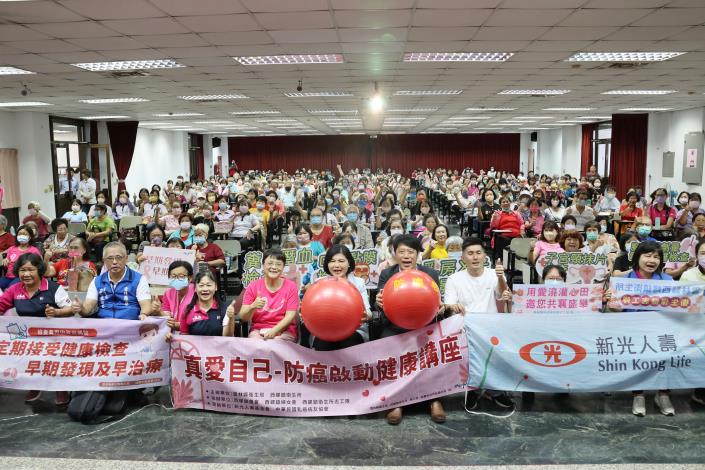 ▲真愛自己-防癌健康講座登場,張麗善縣長:定期篩檢,為健康把關。(記者劉春生攝)