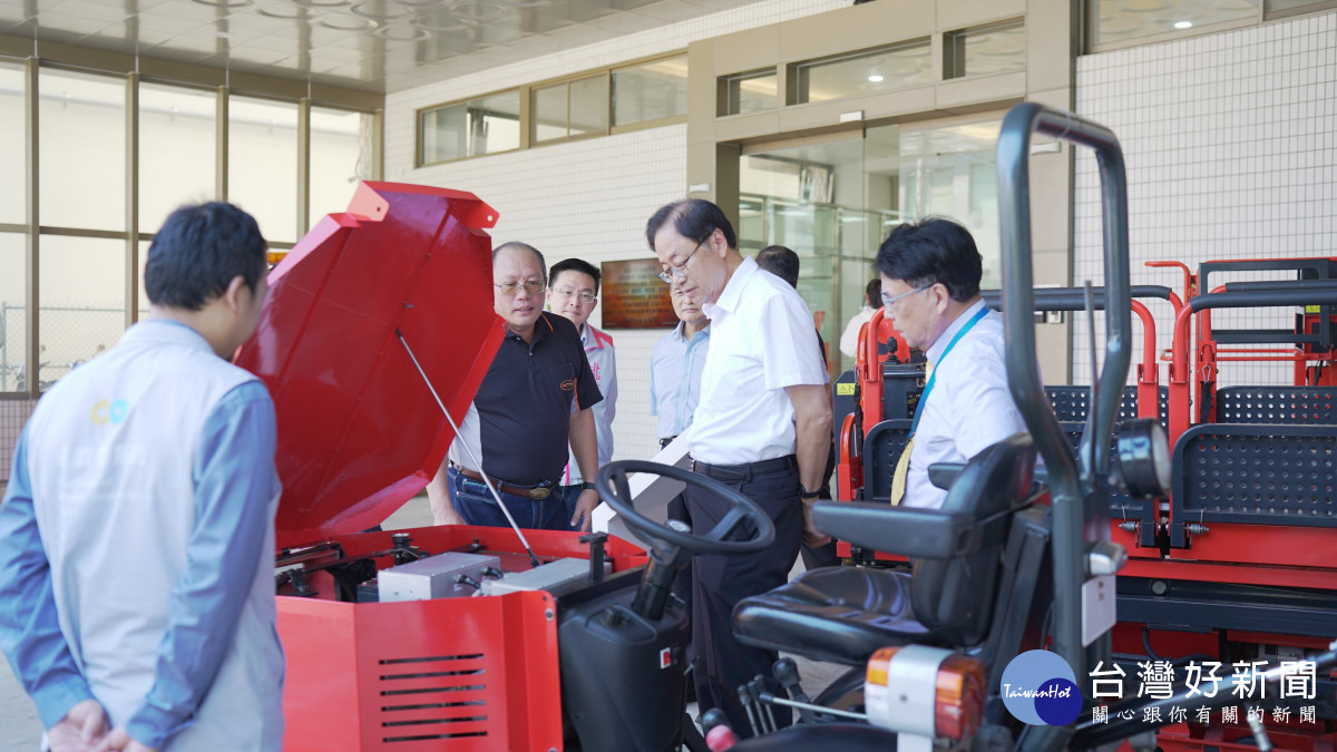 張善政市長率市府團隊，參訪「ESG企業治理」得獎企業—碩陽電機股份有限公司。