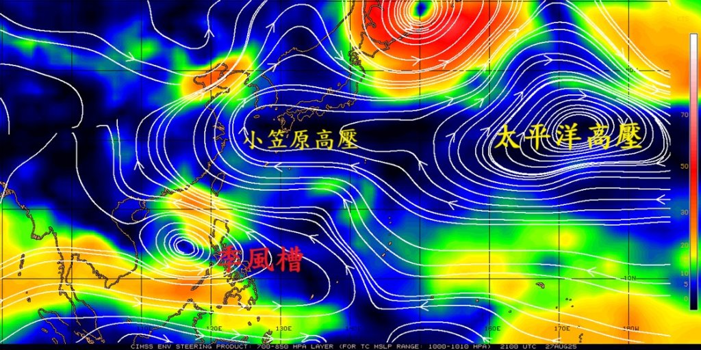 季風槽增強!鄭明典提醒"小笠原高壓"-一週後台灣恐迎來雨勢挑戰