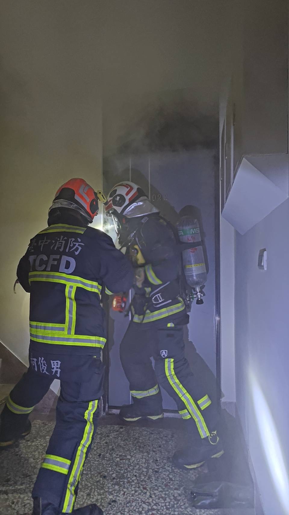 后里不明氣體洩漏!4人送醫、8人自行就醫 消防緊急出動搶救