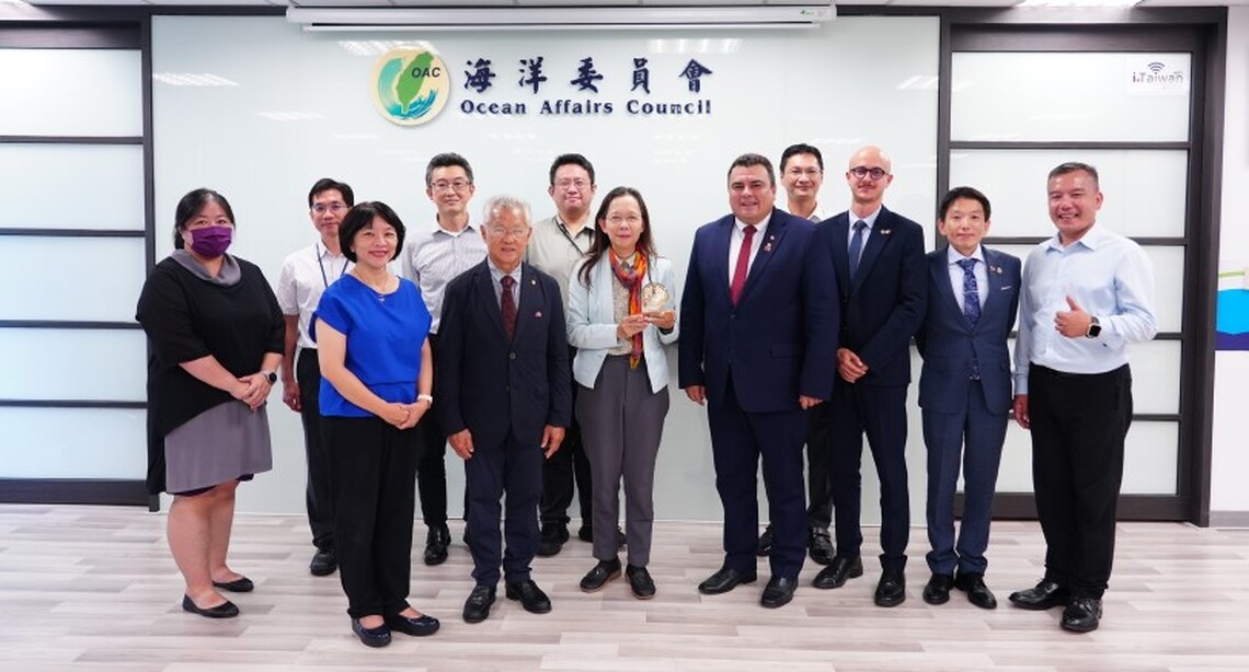 法國參議院暨法屬玻里尼西亞政要團拜會海洋委員會 構築太平洋海洋合作網絡