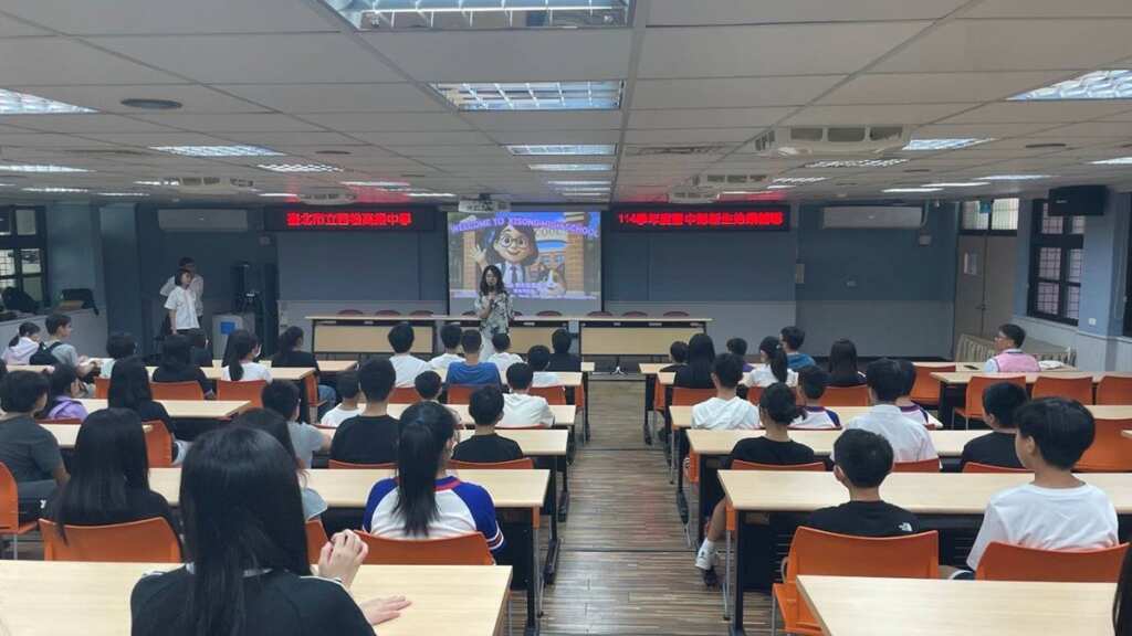 ▲西松高中新生始業輔導剪影。