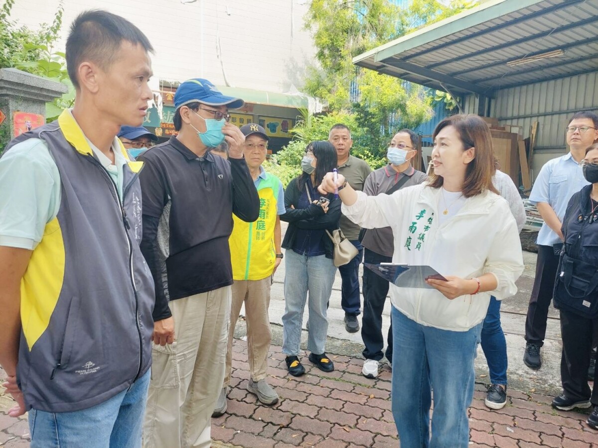 88橋下落石奪命憾事　李雨庭議員會勘籲徹查施工品質
