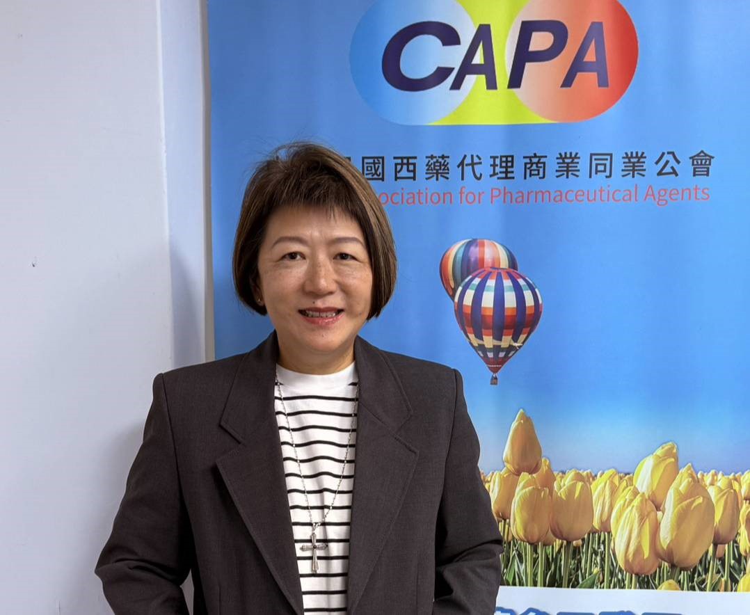 ▲中華民國西藥代理商業同業公會理事長盛寶嘉。