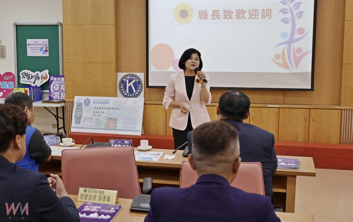 國際同濟會捐50萬助雲林風災重建 張麗善回贈感謝狀 - https://www.watchmedia01.com
