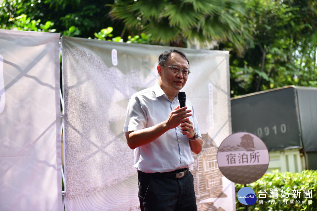 林業保育署臺中分署張弘毅分署長致詞。
