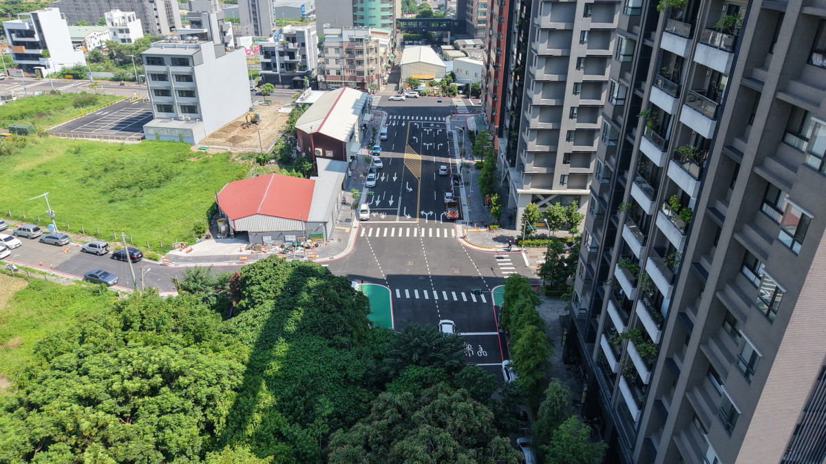 庄美街銜接后庄北路工程正式完工通車