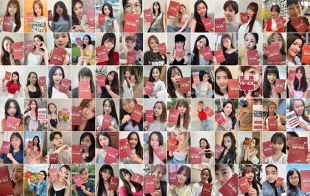 上百位網紅於女子月月有特展展覽前期發文同時響應「愛女孩」公益募資