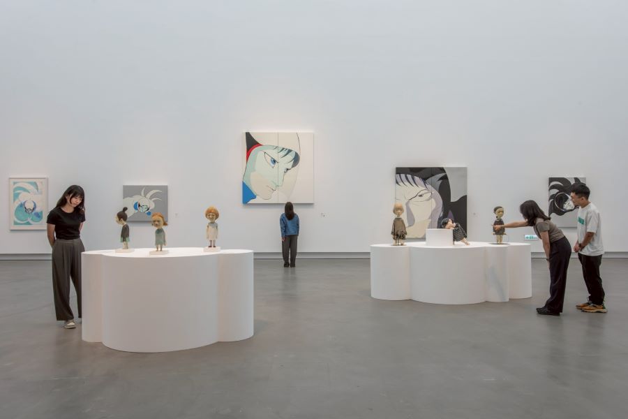 ▲高美館《快樂島—日常的史詩》匯聚25位日韓當代藝術家之作,這些作品透過童幻視角,或藉由動漫與流行文化反思,共同建構多元的「快樂島」。