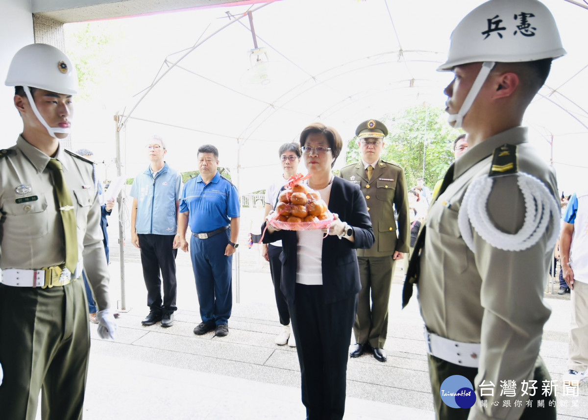 114年彰化縣各界祭祀明鄭蔣、鄧二公暨乙未抗日烈士，由縣長王惠美擔任主祭。圖／記者鄧富珍翻攝