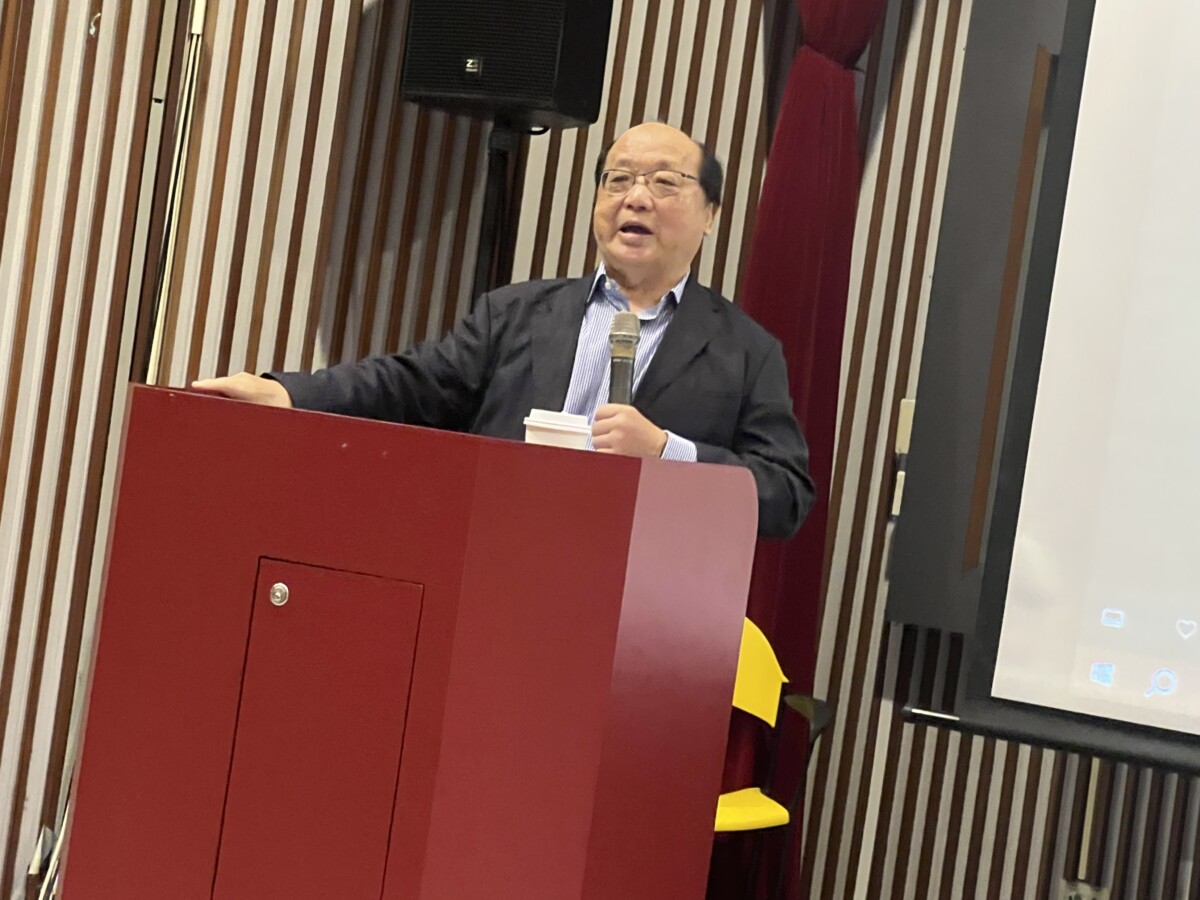 ▲胡志強部長演講。