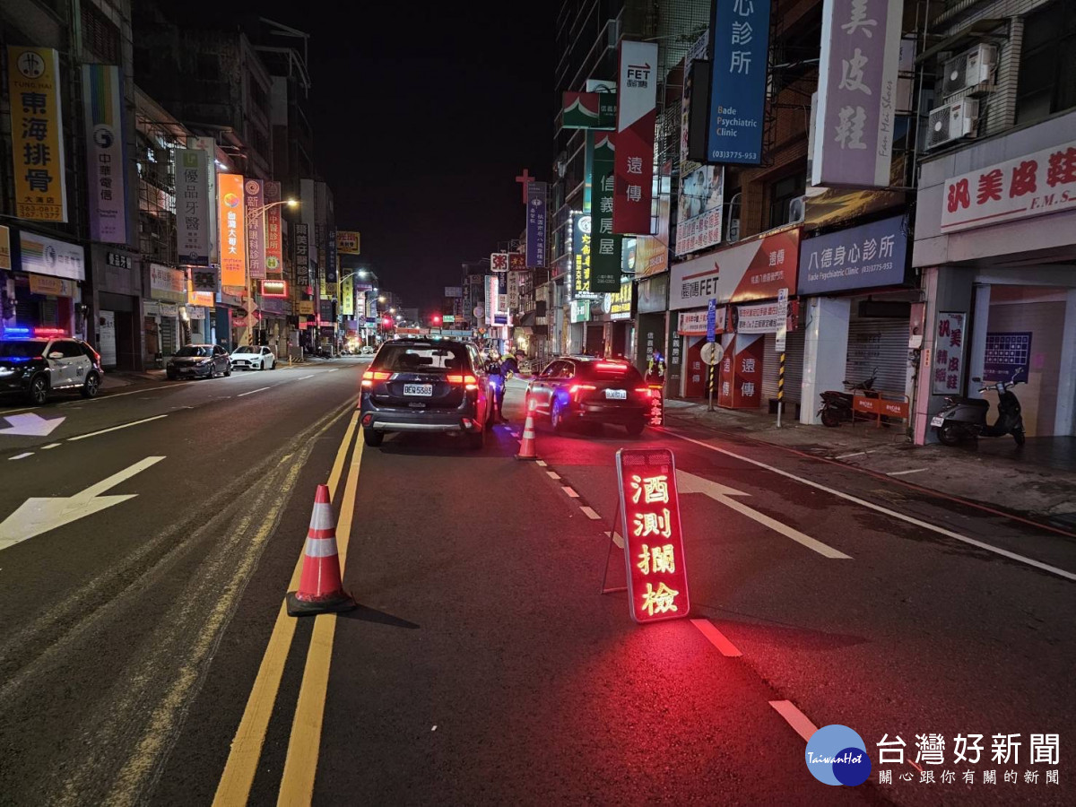 桃警精實「強化交安大執法」成效出爐,A1交通事故大幅下降36.2%。