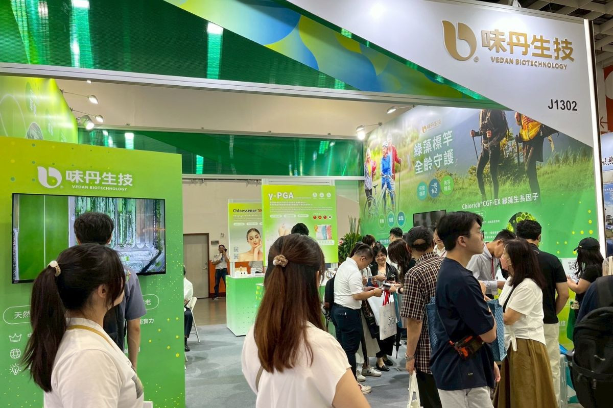 味丹生技亮相2025亞洲生技大展,展現與健康老新趨勢相關之研發應用成果。