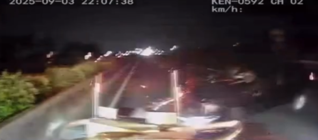 又是輔駕車撞緩撞車! 國道1號路竹路段追撞畫面曝光
