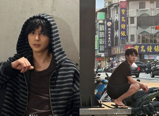 ▲台中路邊「台客蹲小哥」竟是日本男神佐藤勝利。(圖/翻攝自佐藤勝利IG)