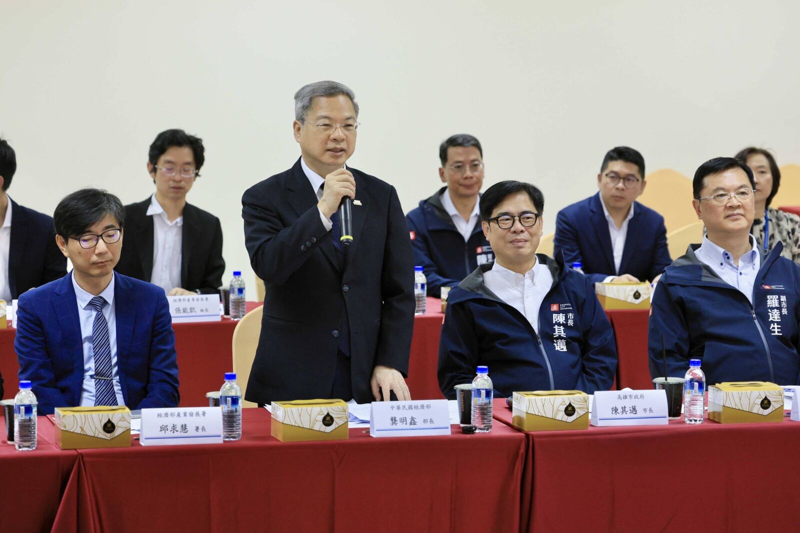 參訪岡山扣件產業傾聽業界心聲　陳其邁：攜手中央強化國際競爭力 277