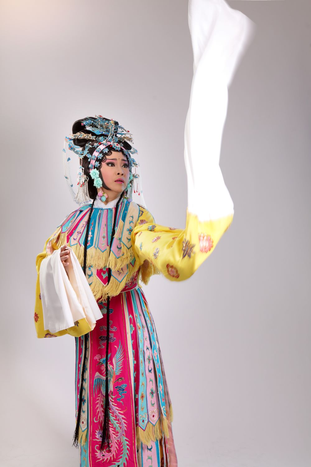 「花明經典‧戲承今聲」系列歌仔戲9/6登場 2 《圖說》《封神演義.造摘星樓、比干取心》妲己由薪傳歌仔戲團王台玲所飾演。〈文化局提供〉