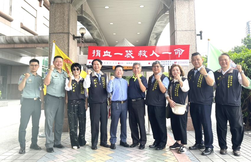 捐血送暖傳愛心    新北榮服處與保全公會行動關懷