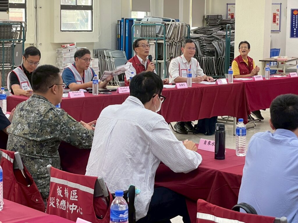 板橋區境況模擬兵棋推演 強化地震災害應變能力