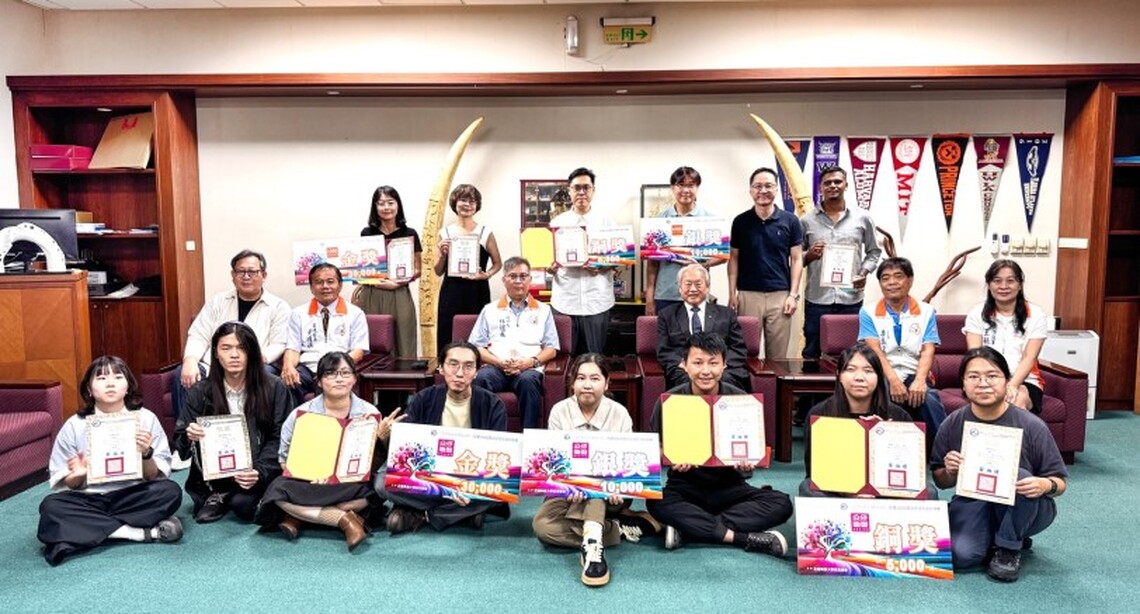 正修科大60週年校慶LOGO暨公仔造形設計競賽 金獎《璀璨六秩》呈現出創校精神的傳承與象徵