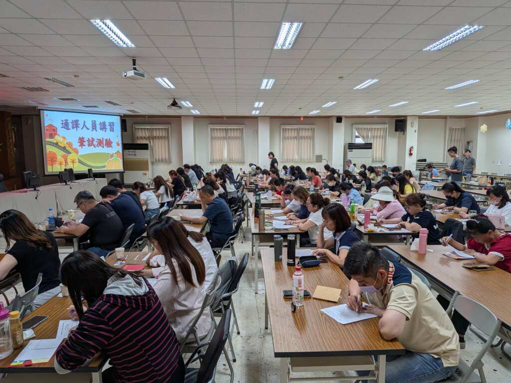 ▲彰化縣警局辦通譯人員講習,71人受訓提升涉外案件處理力。(彰化縣警察局提供)