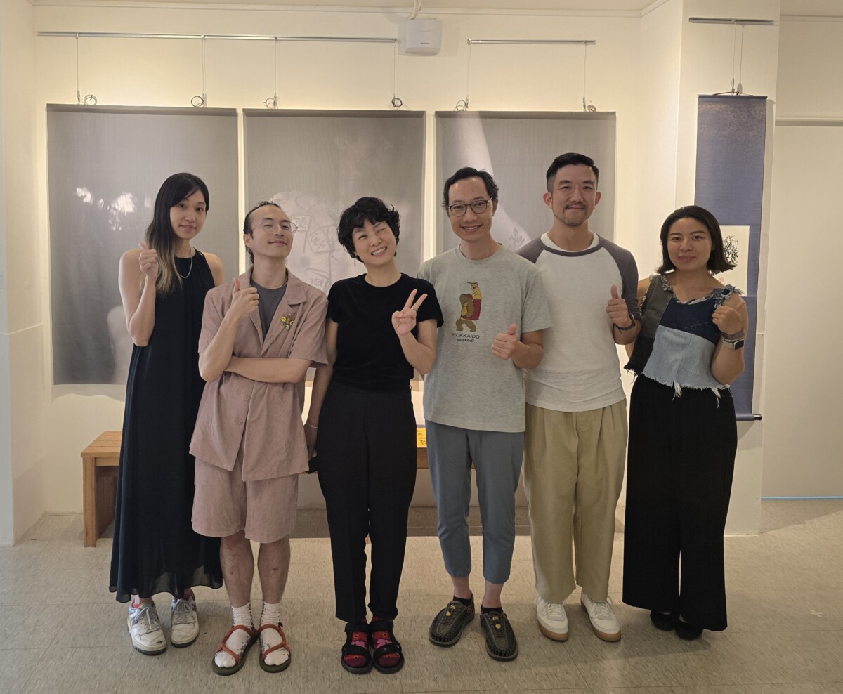▲當文字遇上肌膚─《字》人體書法攝影展,高雄首度揭幕,團隊大合照。