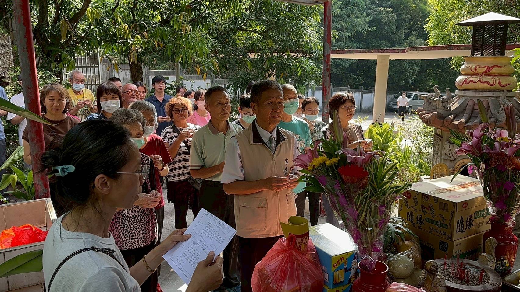 (有影片)/土地公加持、普渡祈福 彰化榮家住民感受溫暖傳統 - https://www.watchmedia01.com