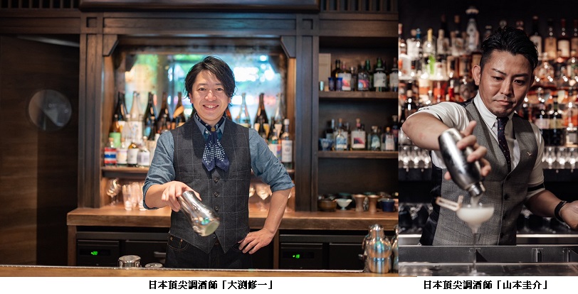 可能是 2 個人、飲料和文字的圖像