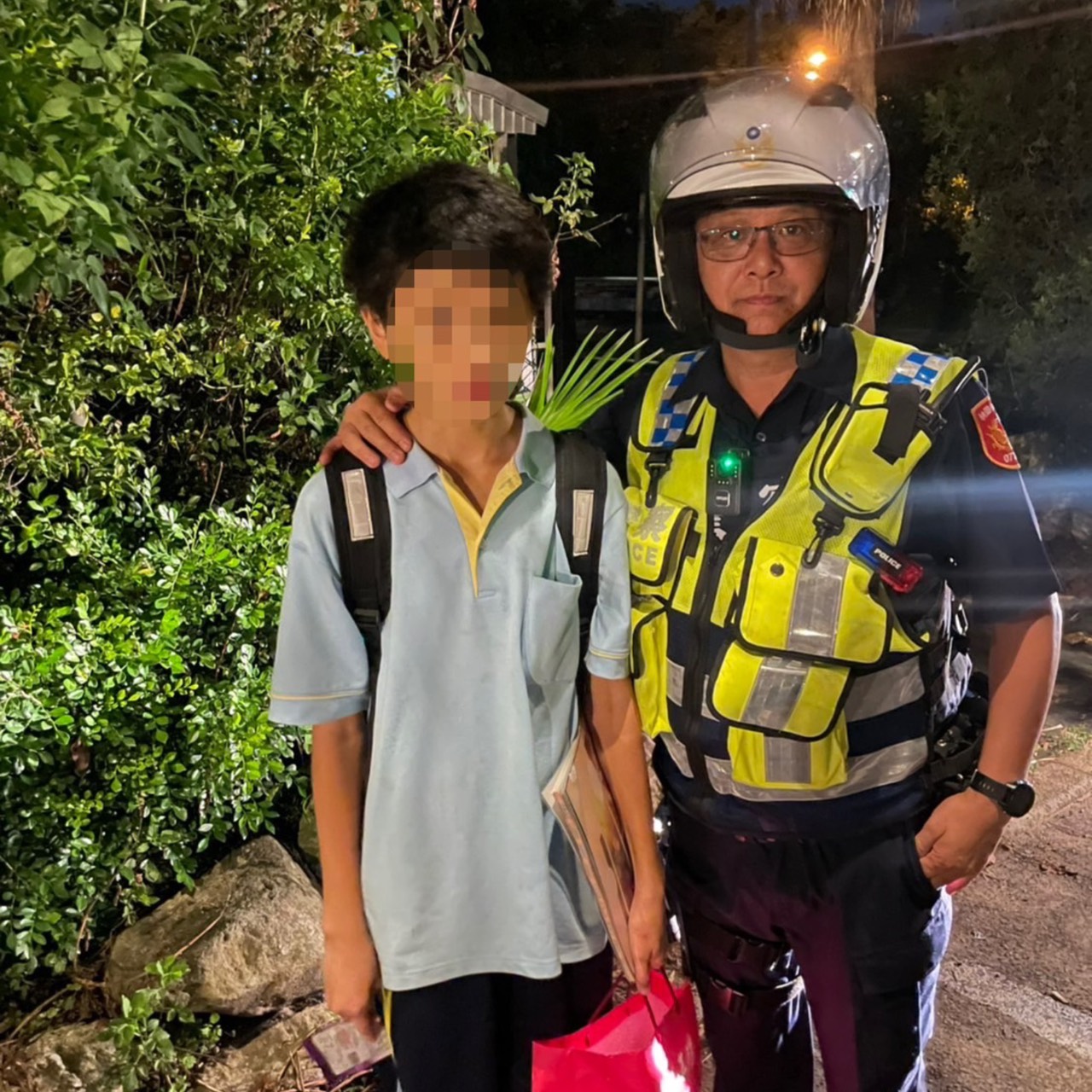 少年放學未歸家人急壞 大溪警跨越四區成功協尋 S 42409999 0