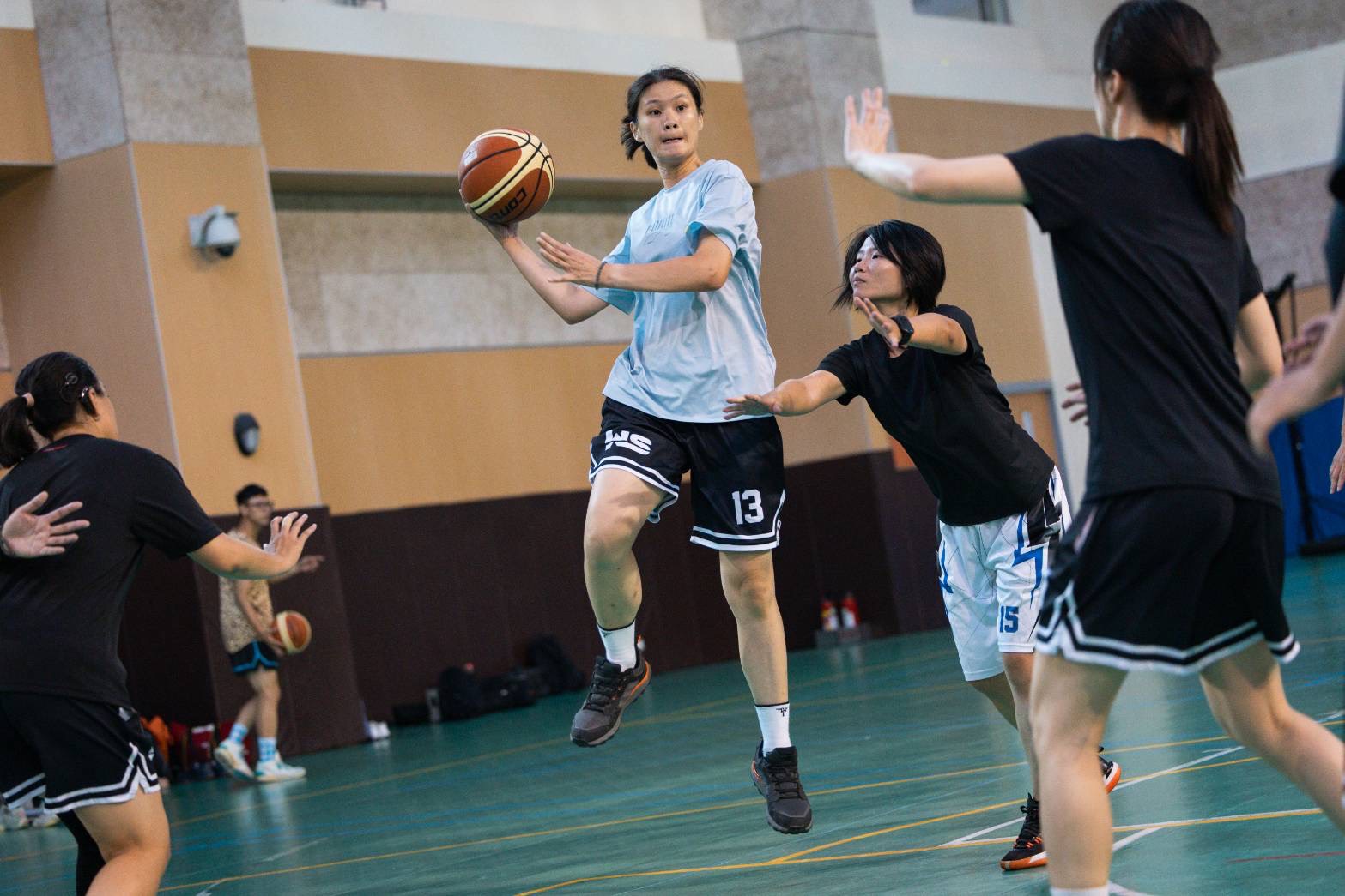 圖 聽障奧運籃球代表團23位選手全員到場 記者王偉翻攝