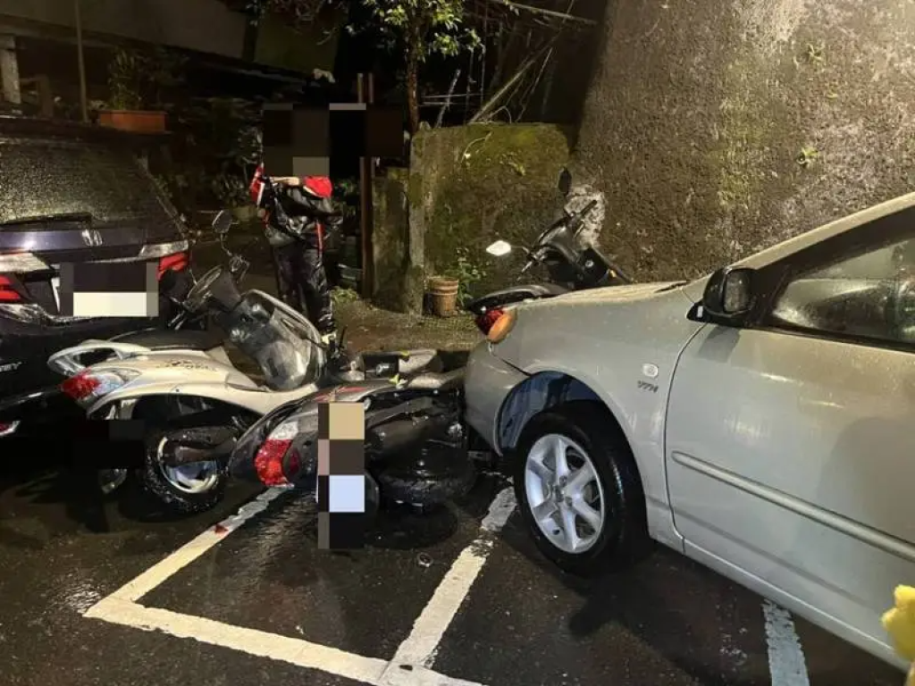 內湖7旬婦雨夜連撞7車…稱視線不佳釀禍