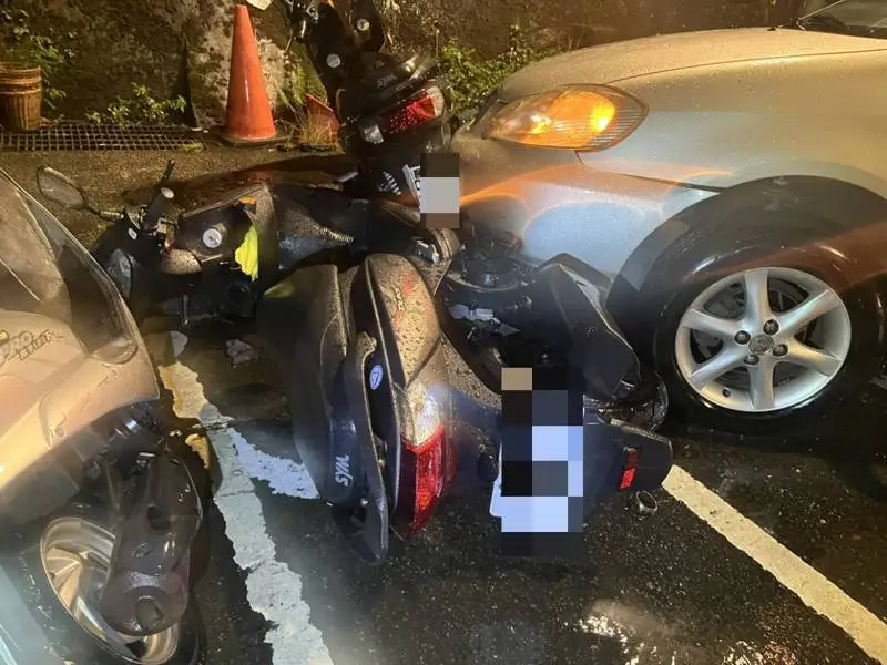 台北市內湖區環山路一帶,昨(7)日晚間18時許傳出連環車禍。
