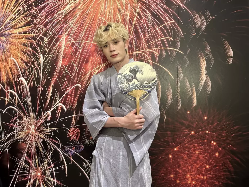 呂植宇換上浴衣集結Dolfan納涼祭