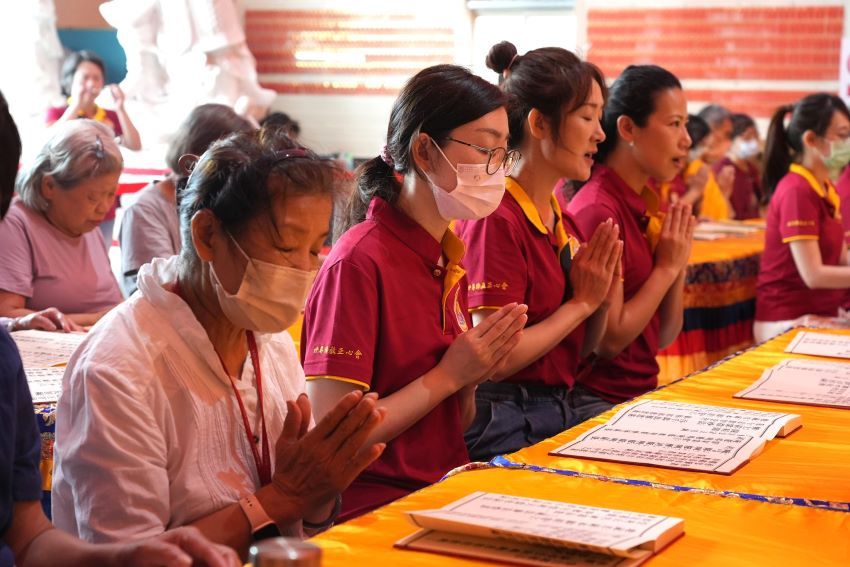 佛教正心會教孝月地藏法會 圓滿法喜充滿 1 《圖說》世界佛教正心會於教孝月啟建地藏法會,福慧圓滿。〈正心會提供〉