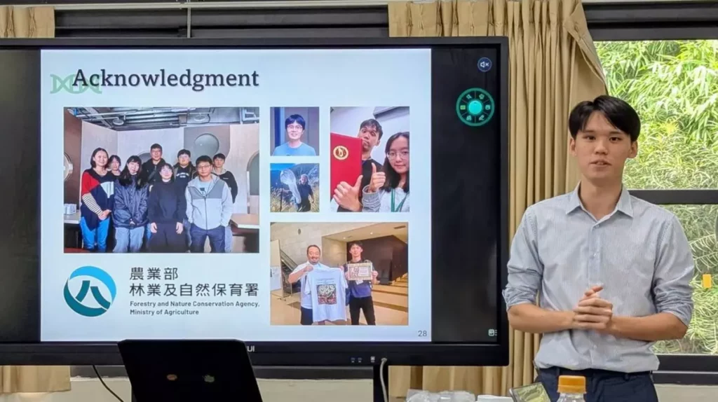 獲得入選奬的王柏澂同學。(圖/東海大學提供)