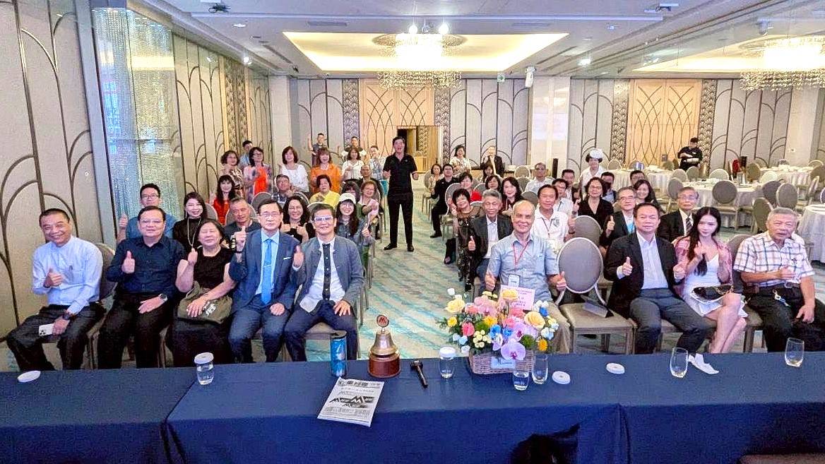 ▲高雄市企業經理協進會9月份例會，數百位企業經理人齊聚來大飯店巨蛋會館。