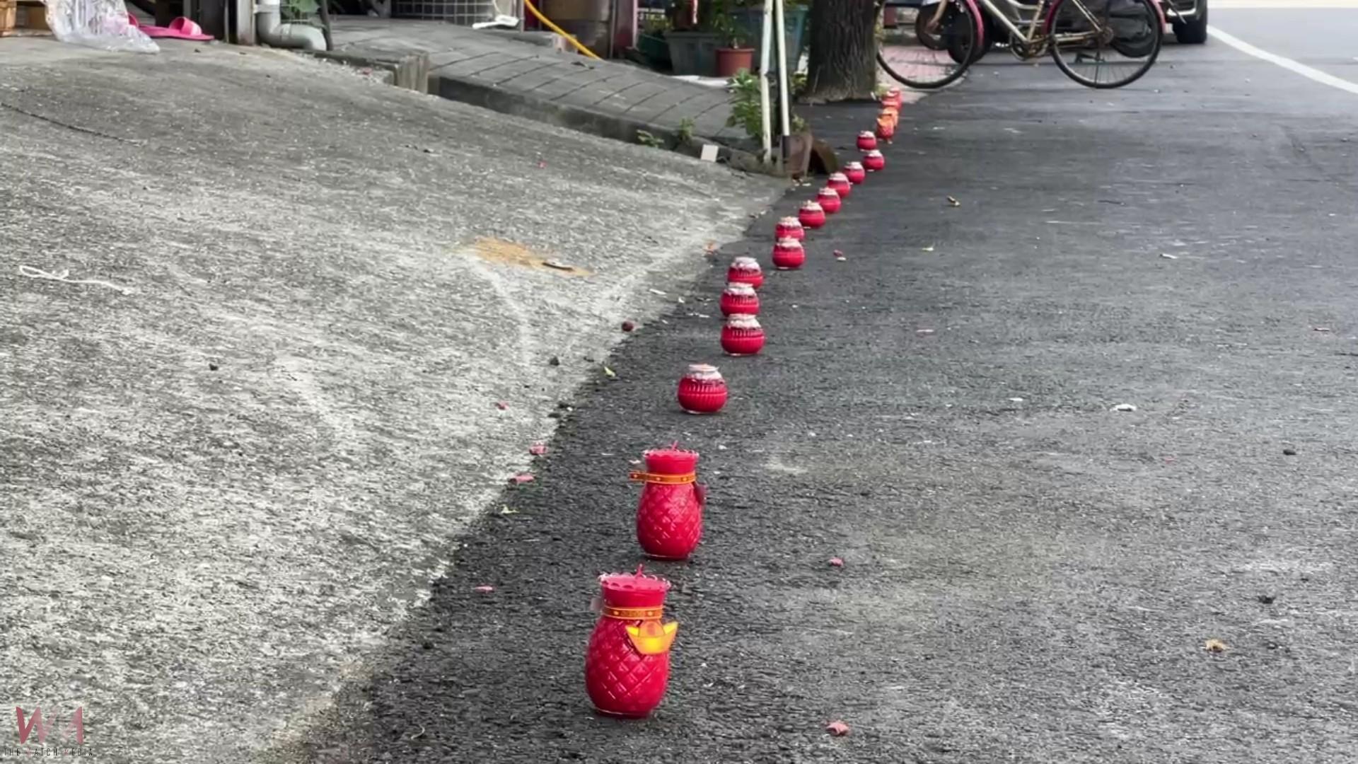 （有影片）／員林出現「酥油燈大道」 地主夜間點燈抗議道路徵收遲滯 - https://www.watchmedia01.com