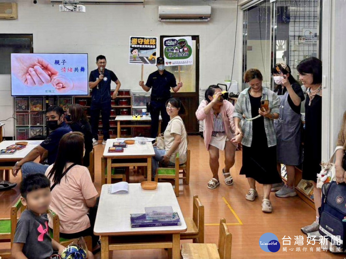 響應114年全國交通安全月，龍潭警分局舉辦寓教於樂的交通安全宣導活動。