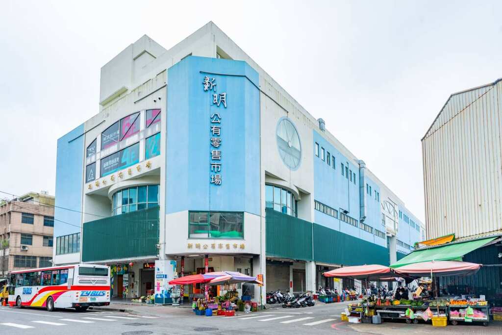 ▲新明市場自113年8月5日起推動「新明市場周邊(明德路)市容景觀與交通改善計畫」。