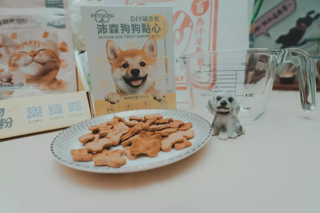 沛森寵物預拌粉製作的美味點心,展現對毛孩的滿滿愛意。圖/沛森提供