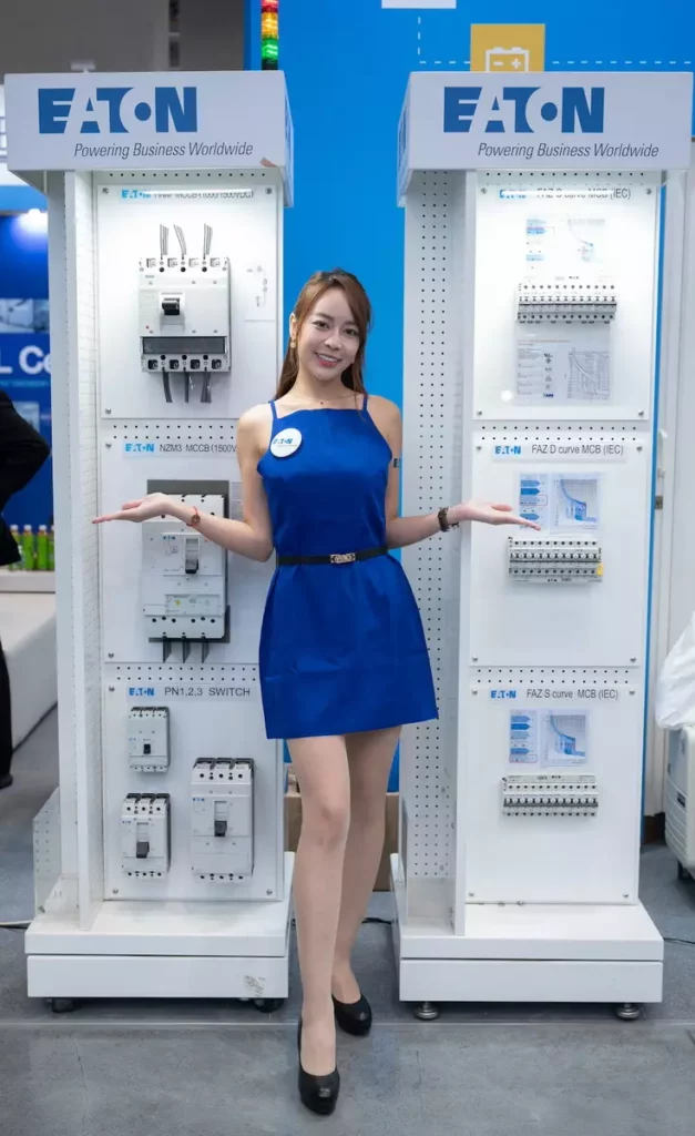 電子元件區展出涵蓋 800V高壓直流架構的磁性元件、超級電容與電路保護器件