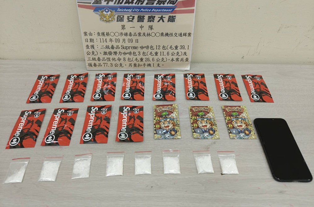 車燈只亮一邊 駕駛踩油門想逃警查獲通緝犯與毒品 216 cnews204250910a03