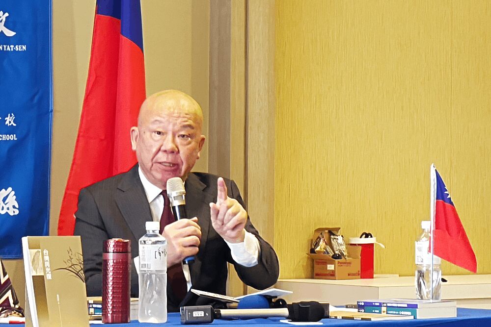 【有影】喊「再光復」推動黨員讀書 張亞中批藍營重贏不重魂 216 照片來源:CNEWS匯流新聞網記者邱璽臣攝影