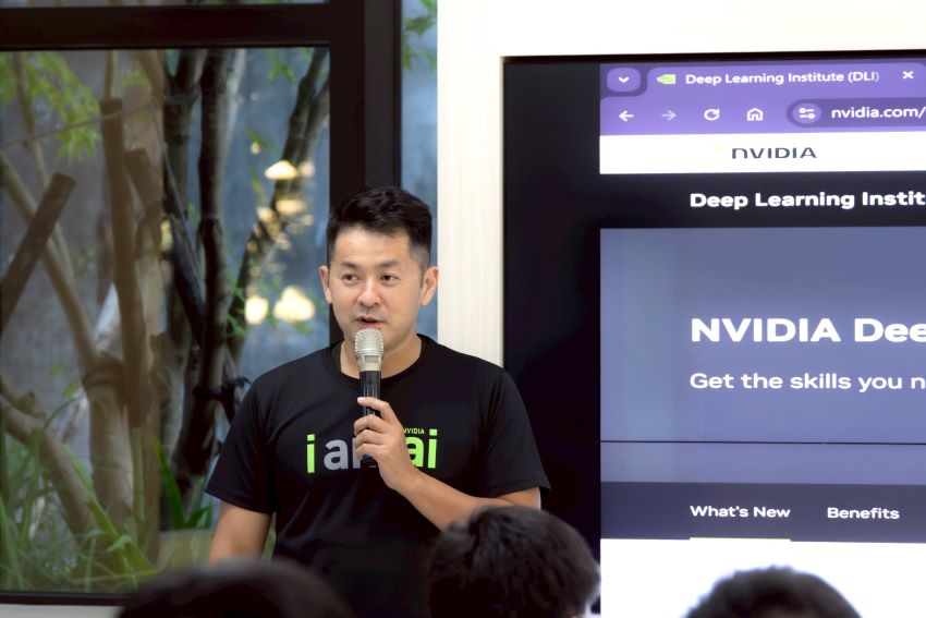 因應AI學習風潮來襲 新北加開 NVIDIA 官方認證課程 1 《圖說》新北青年局再次邀請NVIDIA 白金級 AI 大使曾吉弘博士開課,帶領學員從基礎到進階完整學習 AI 技術。〈青年局提供〉